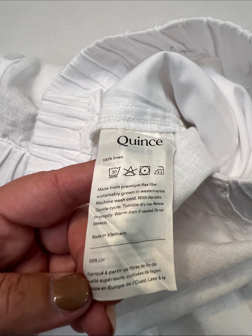 QUINCE 100% EUROPEAN LINEN WOMENS PANTS SIZE MEDIUM NEW WITHOUT TAGS - Picture 15 of 16